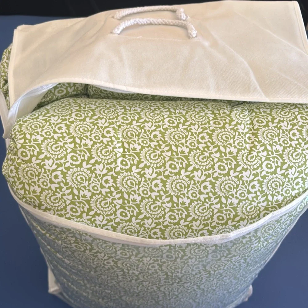 The Company Store mini garden classic cool cotton percale comforter floral king